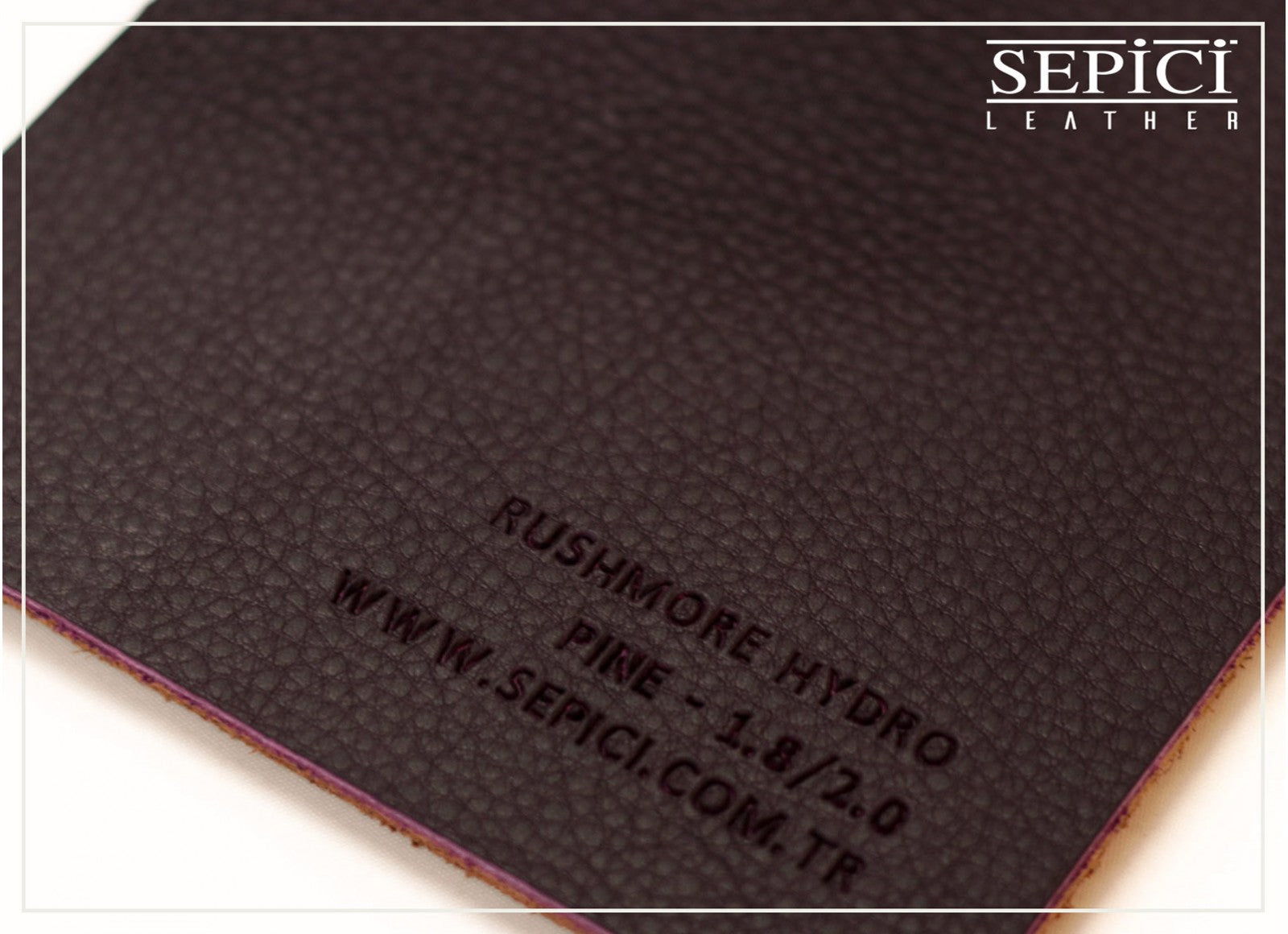 4/5oz. Rushmore Hydro Leather, Chrome Tanned, Western Collection by Sepici