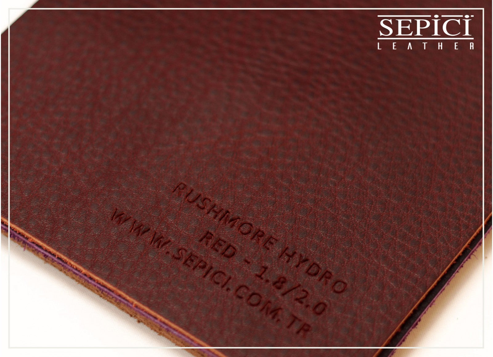 4/5oz. Rushmore Hydro Leather, Chrome Tanned, Western Collection by Sepici