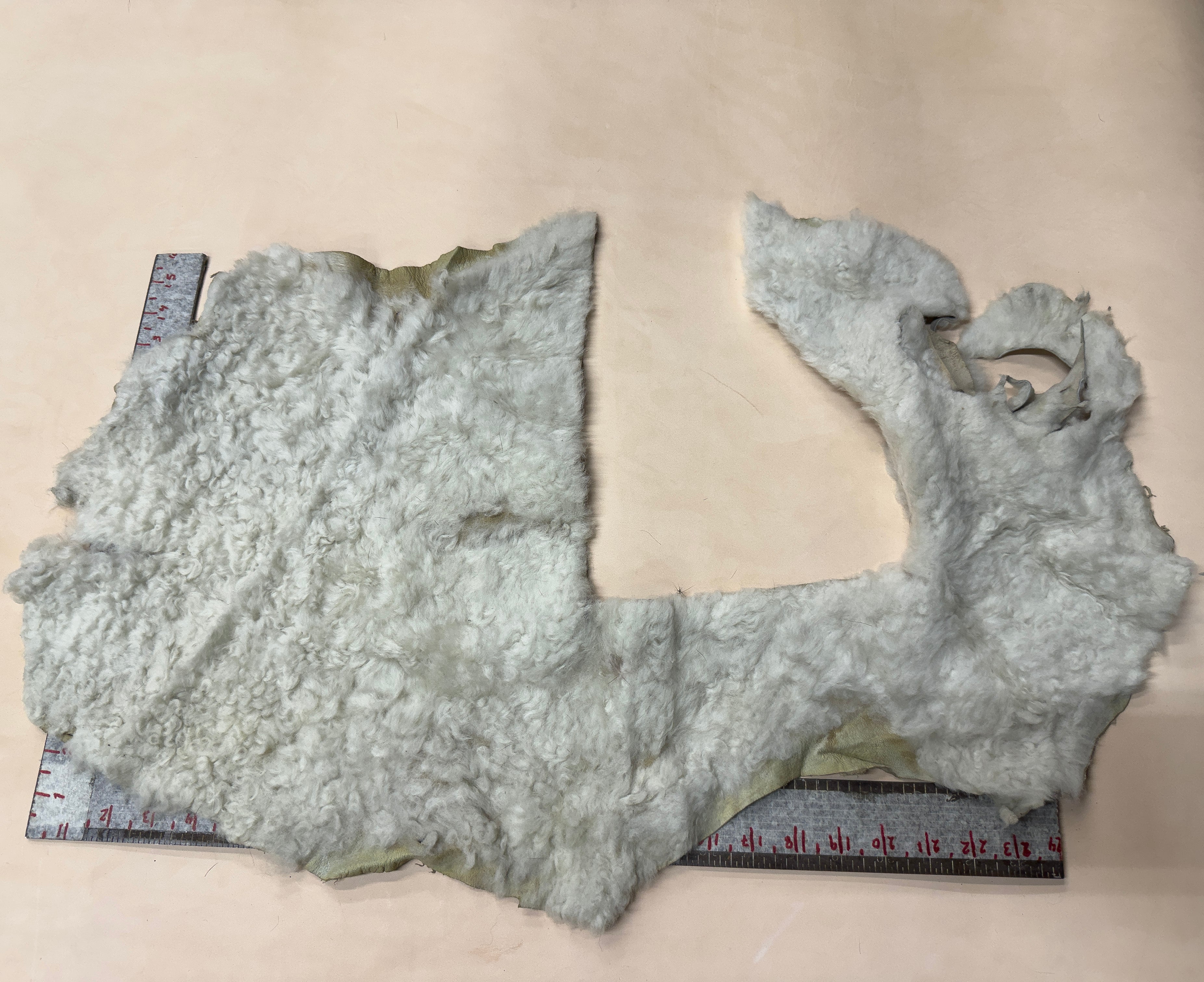 Small Livestock Fur Scrap Bundle - Mixed Colors (Lamb & Goat) Box No 2