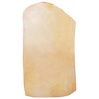Rectangular stone on a white background