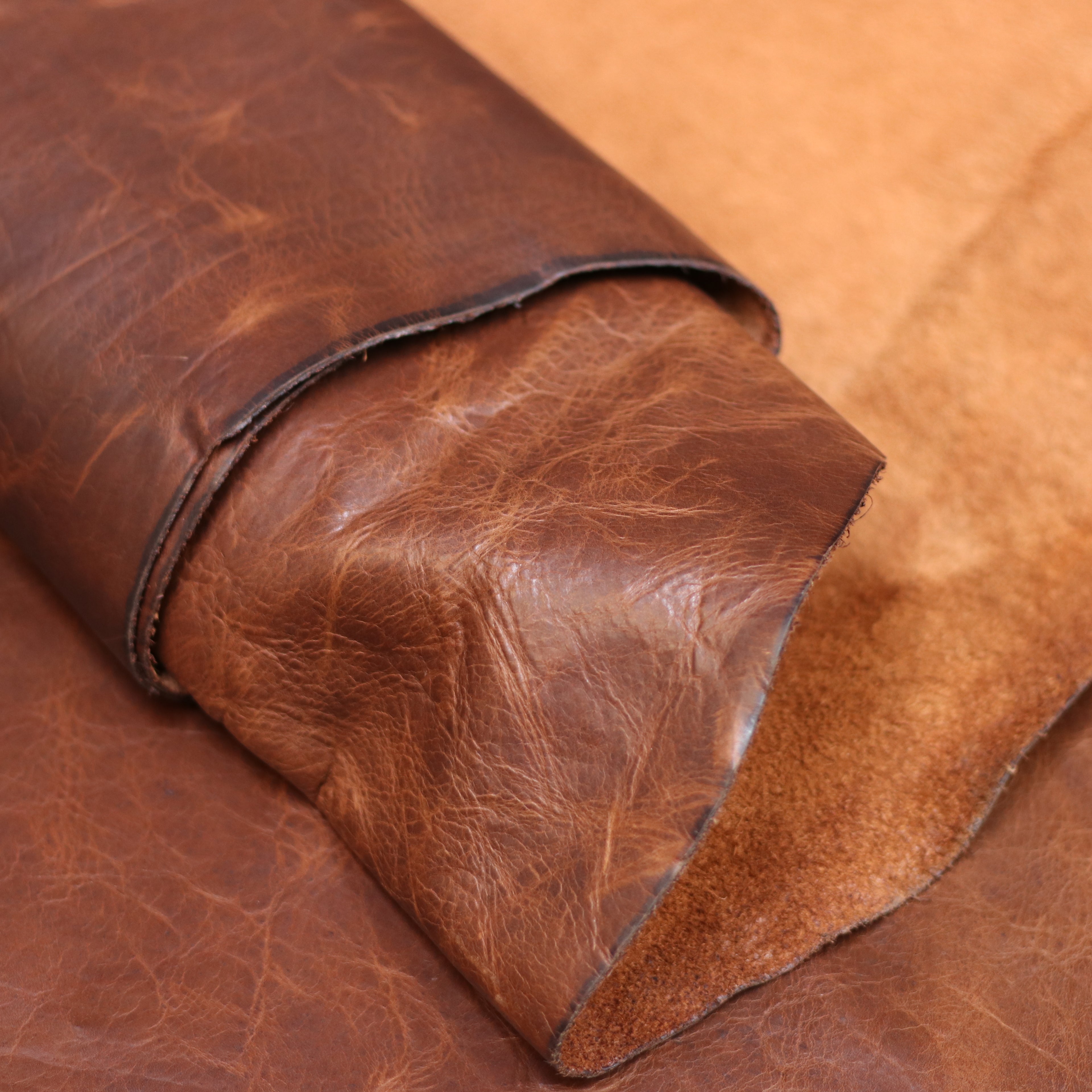 4/5oz. American Bison Sioux Chrome-Tanned Upholstery Leather by Sepici