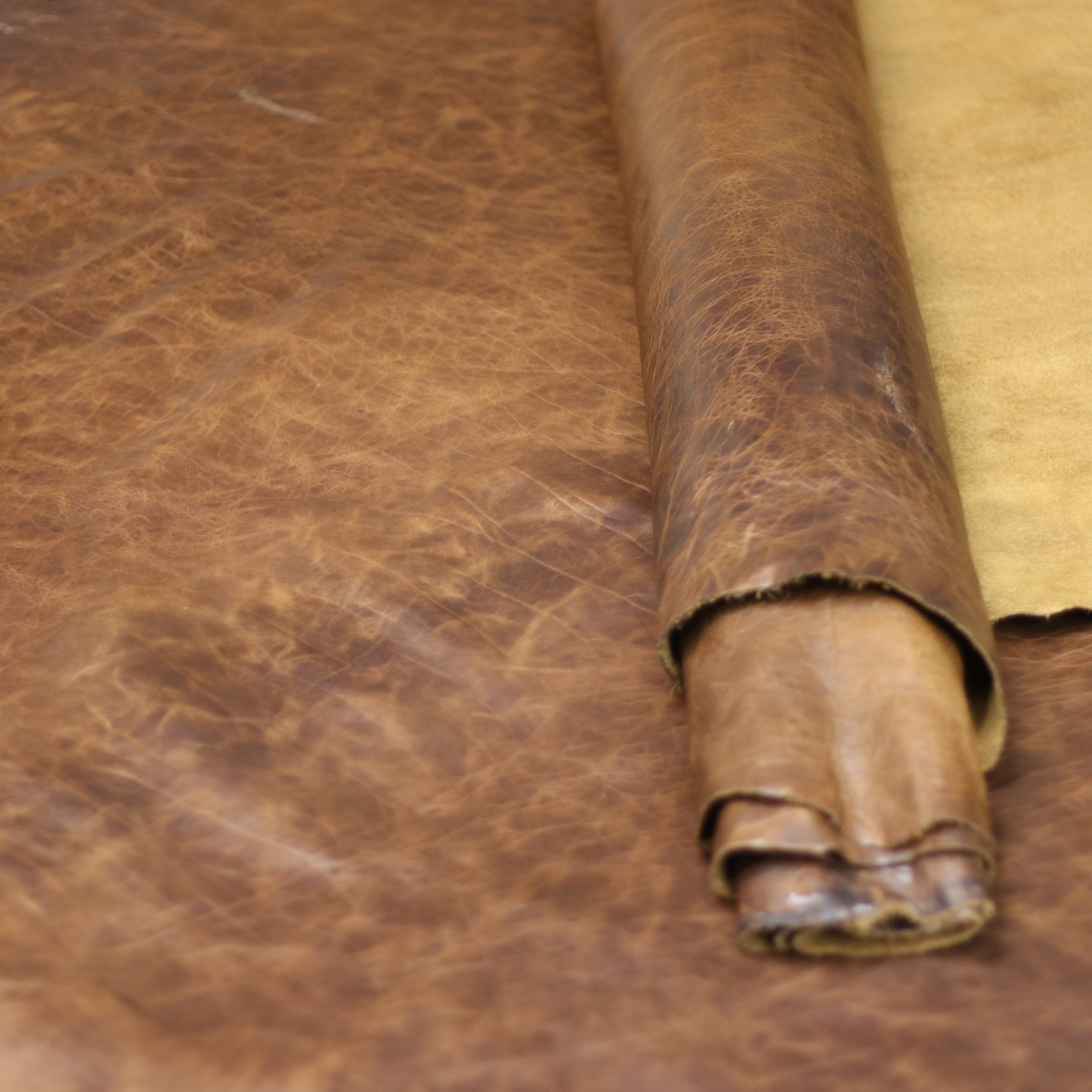 4/5oz. American Bison Sioux Chrome-Tanned Upholstery Leather by Sepici