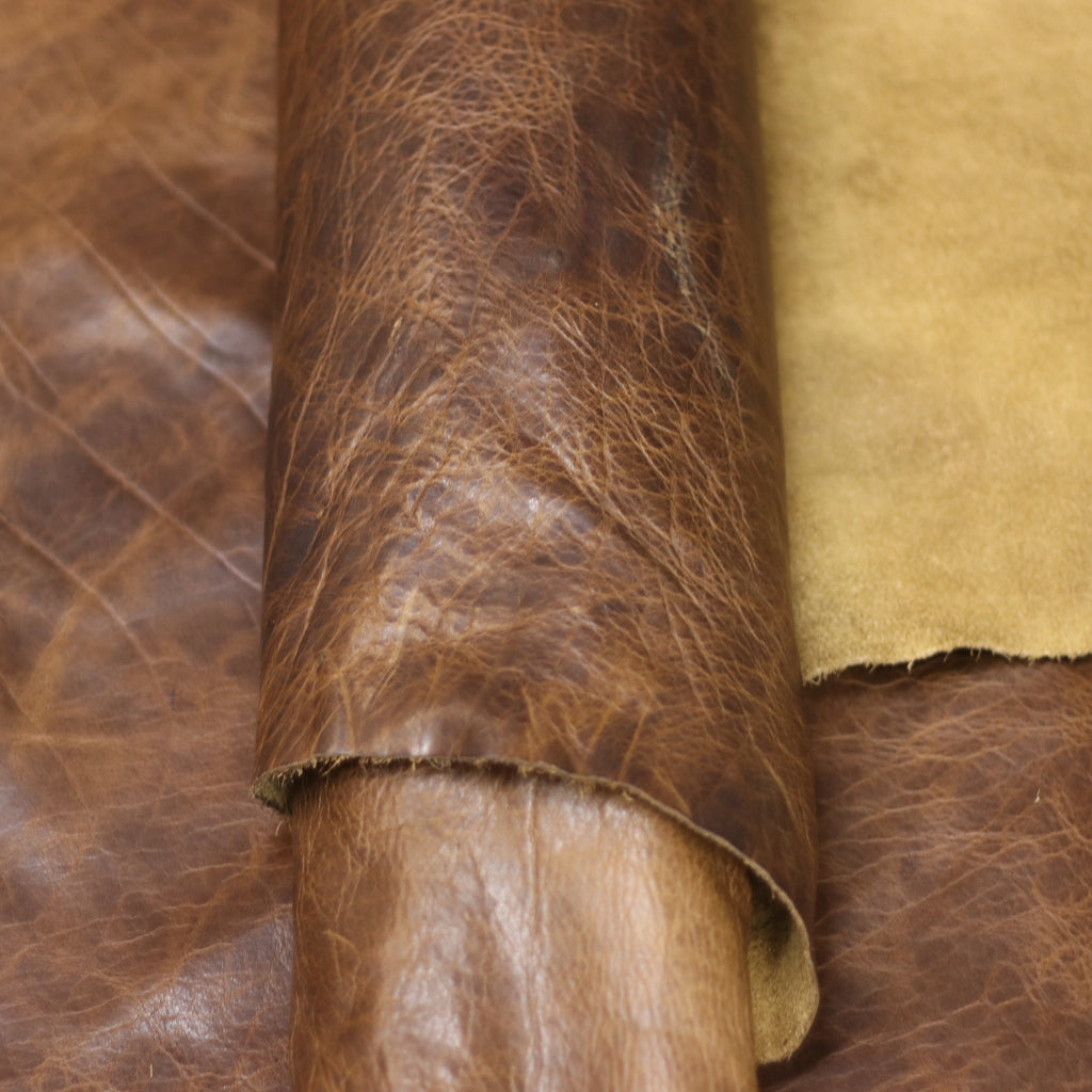 4/5oz. American Bison Sioux Chrome-Tanned Upholstery Leather by Sepici