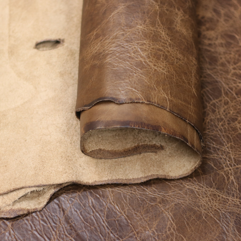 4/5oz. American Bison Sioux Chrome-Tanned Upholstery Leather by Sepici