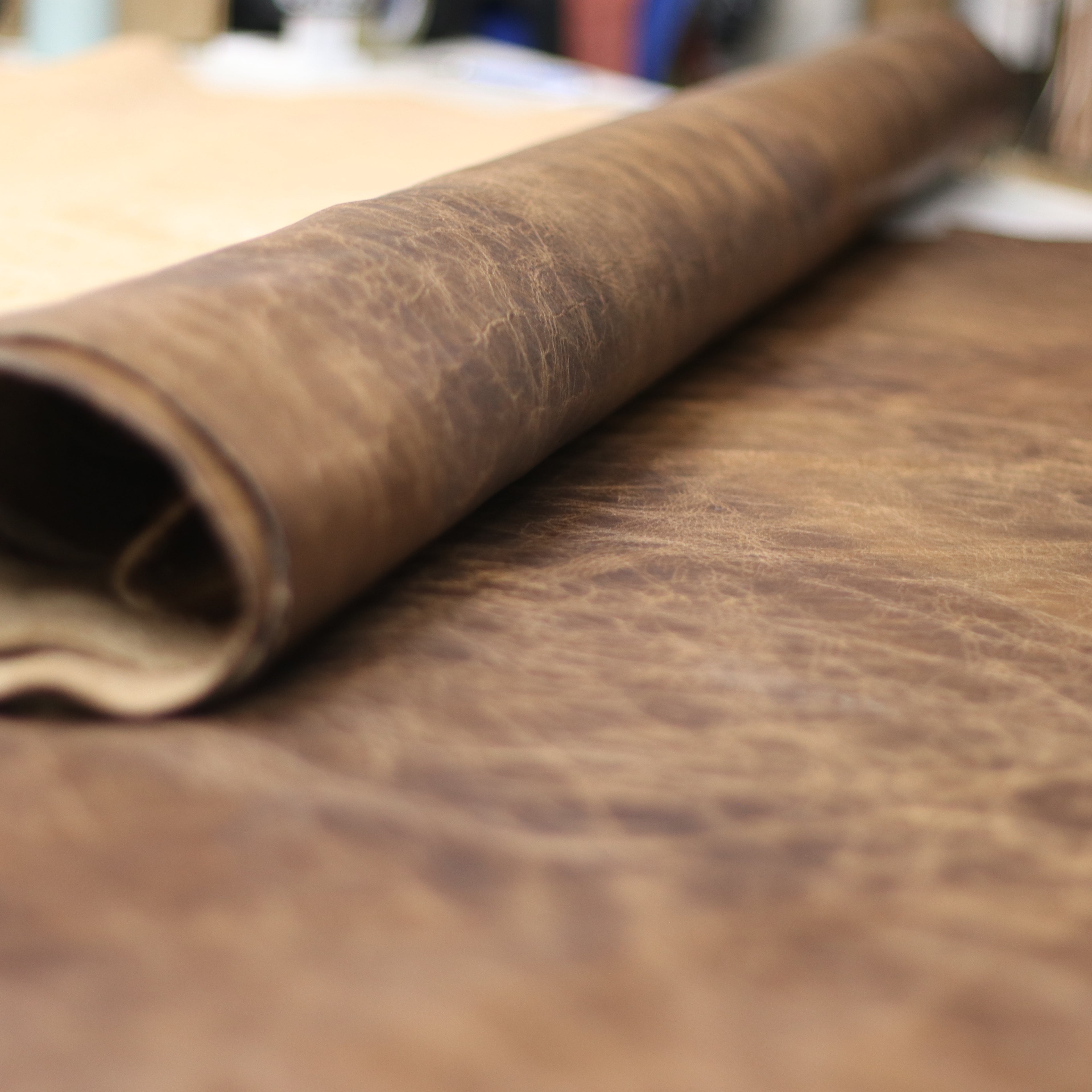 4/5oz. American Bison Sioux Chrome-Tanned Upholstery Leather by Sepici