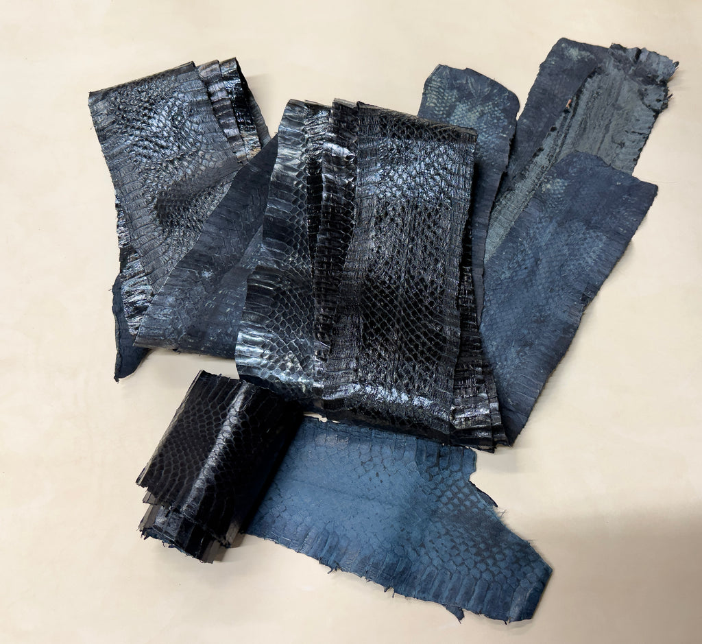 Genuine Python & Water Snake Skins