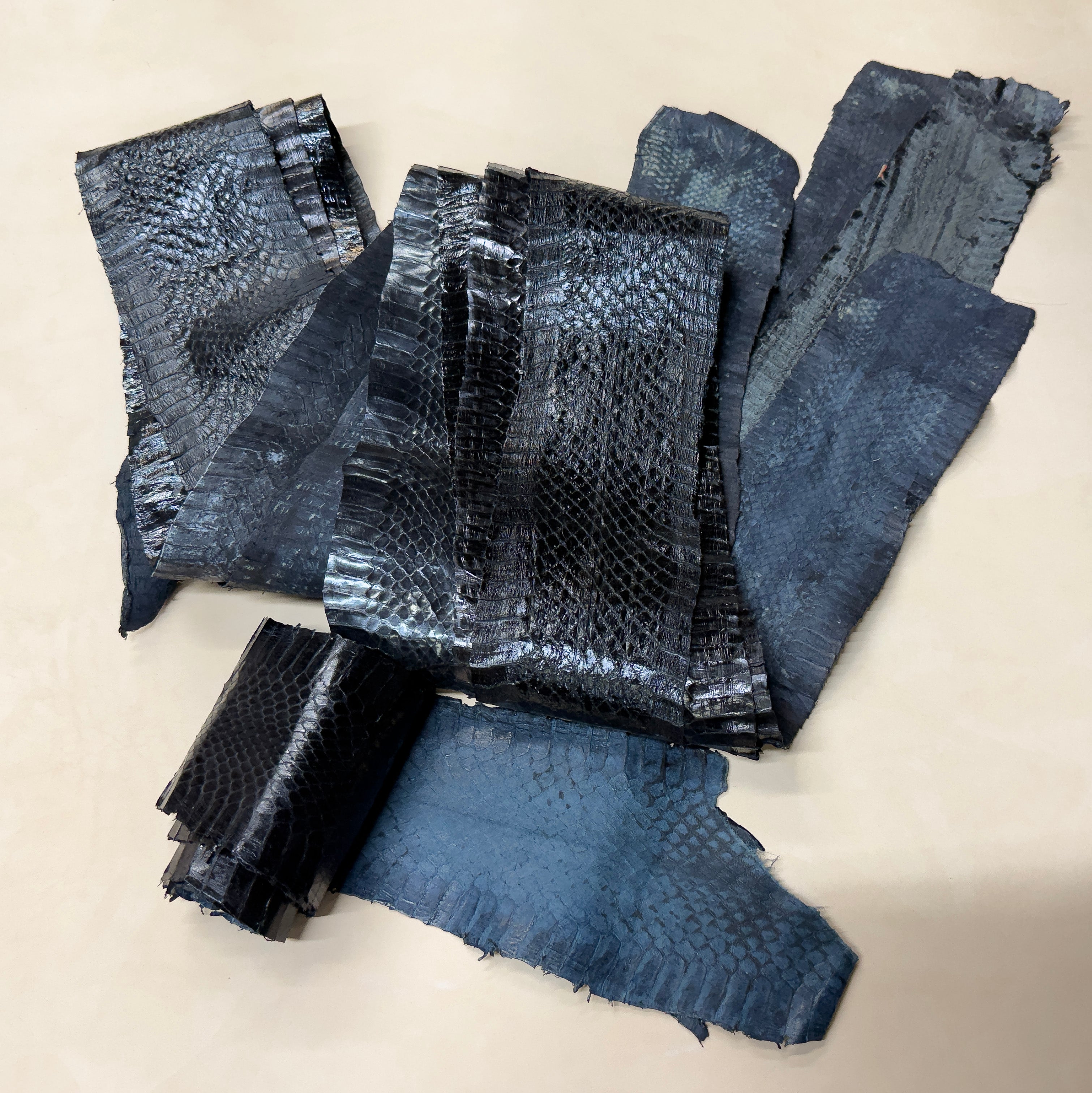 Genuine Python & Water Snake Skins