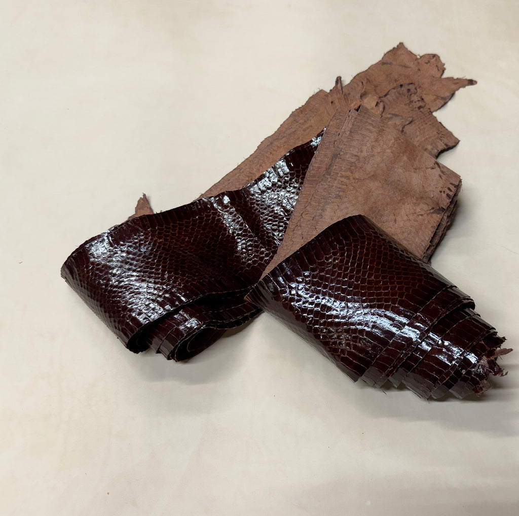 Genuine Python & Water Snake Skins