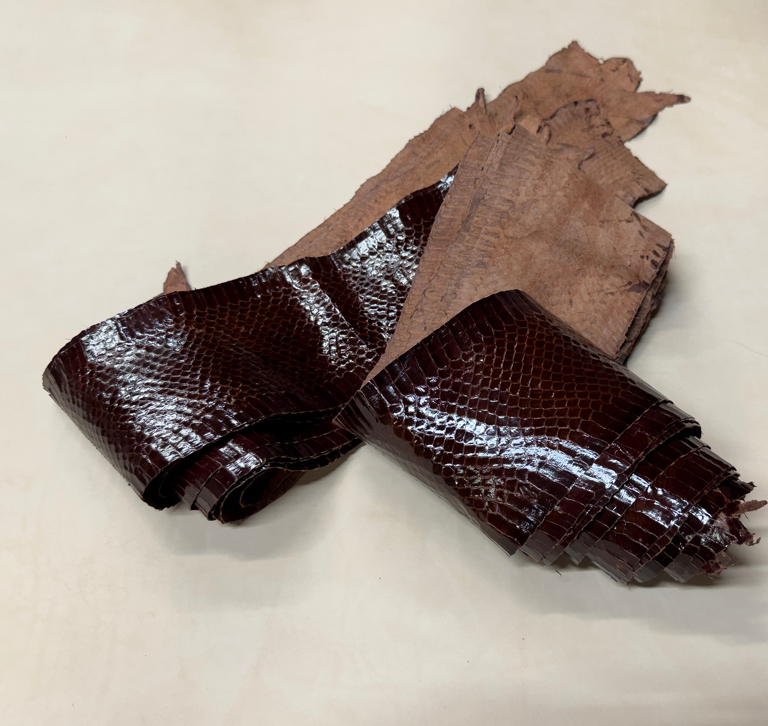 Genuine Python & Water Snake Skins