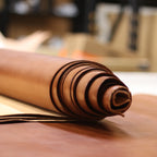 5/6oz. Spade Milled, Cognac Color, Vegetable-Tanned Leather by Sepici