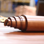 5/6oz. Spade Milled, Cognac Color, Vegetable-Tanned Leather by Sepici