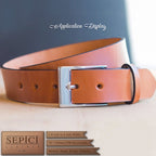 8/9oz. British-Tan Leather Strips, great for making belts or leathercraft projects.