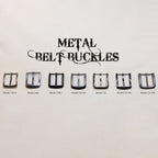 1-1/2" Metal Alloy Belt Buckle — Premium Hardware for Belt Making.