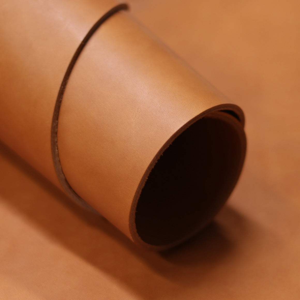 8/9oz. English Bridle Leather Pieces, Russet Color, Pasted Back, Vegetable Tanned Leather by Wickett &amp; Craig.