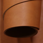 8/9oz. English Bridle Leather Pieces, Russet Color, Pasted Back, Vegetable Tanned Leather by Wickett &amp; Craig.