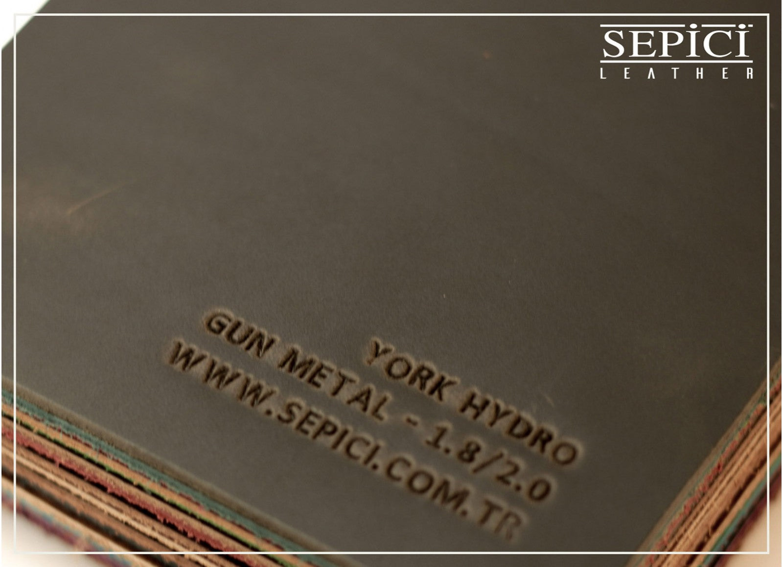 4/5oz. York Hydro Leather, Chrome Tanned, Western Collection by Sepici