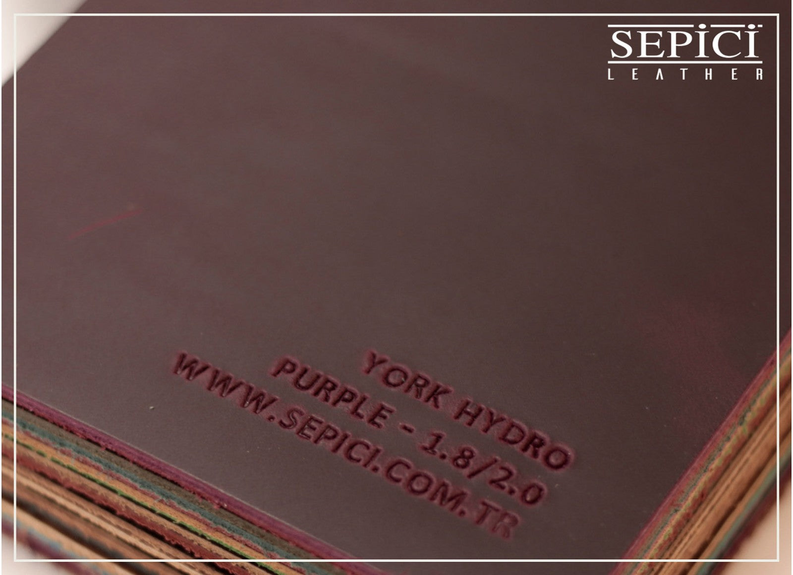 4/5oz. York Hydro Leather, Chrome Tanned, Western Collection by Sepici