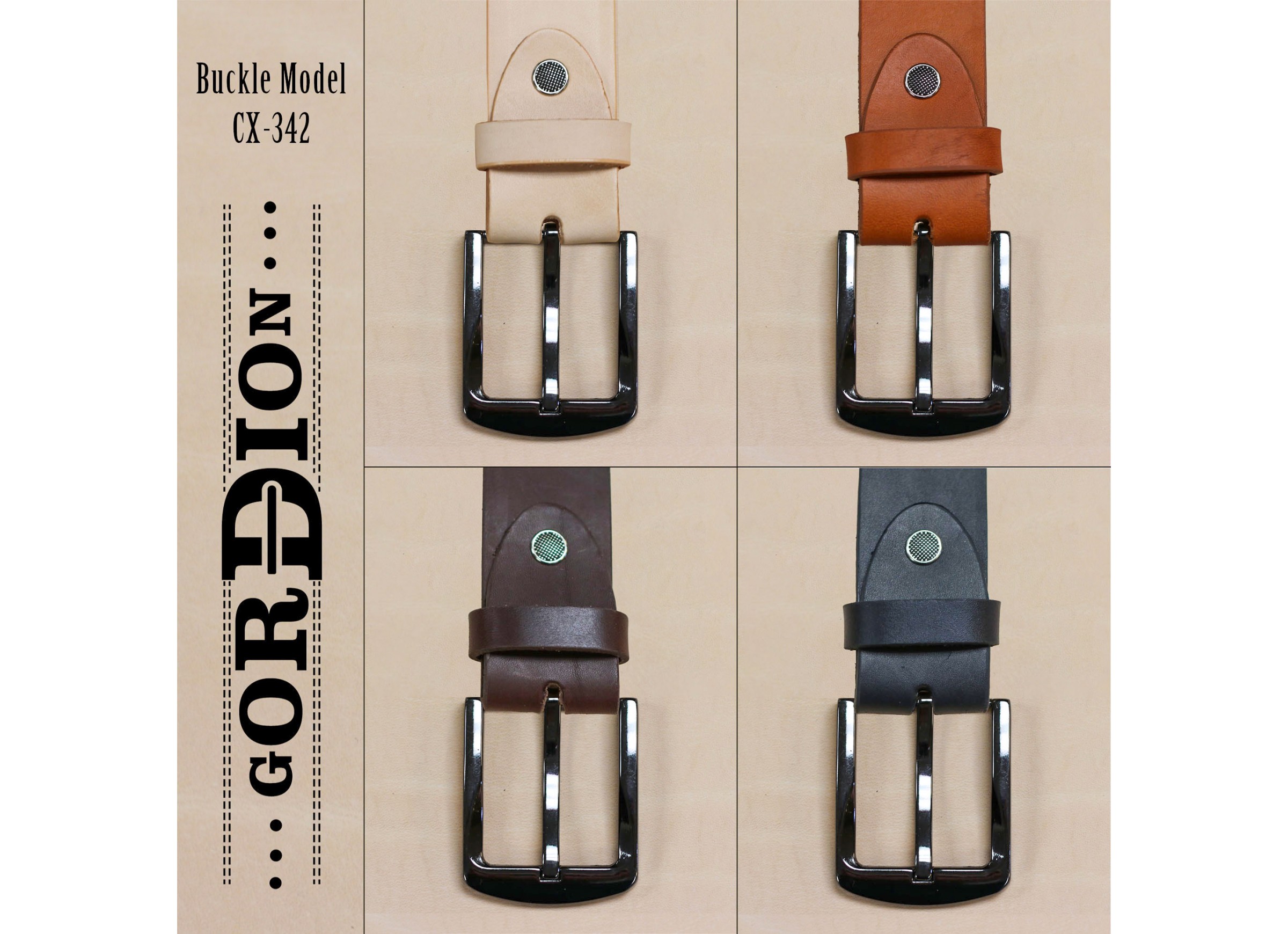 Gordion Belts & Blanks, with 8 different buckles!