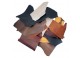 3 to 6 oz. Mixed Color Cowhide Leather Scraps / Remnants 2,4,8,12,16 and 20 LBS per Pack