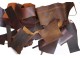 3 to 6 oz. Mixed Color Cowhide Leather Scraps / Remnants 2,4,8,12,16 and 20 LBS per Pack